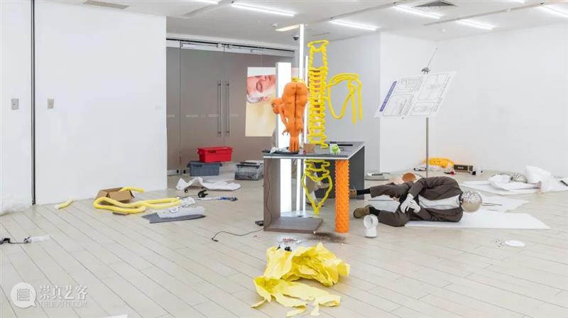 没顶画廊|李汉威访谈及双个展“新绘画” “新传播”同期开幕现场 崇真艺客