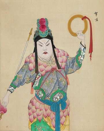 清末百幅京剧人物图,生动传神! 崇真艺客