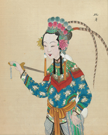 清末百幅京剧人物图,生动传神! 崇真艺客