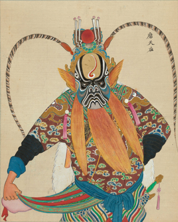 清末百幅京剧人物图,生动传神! 崇真艺客