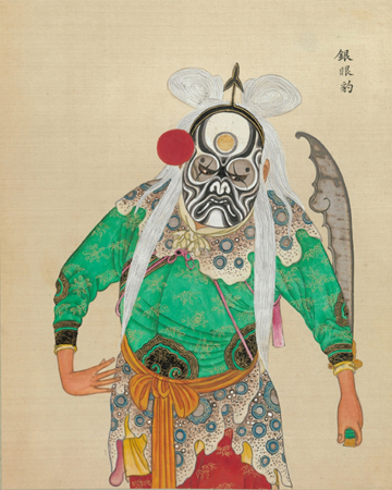 清末百幅京剧人物图,生动传神! 崇真艺客