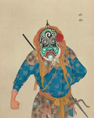 清末百幅京剧人物图,生动传神! 崇真艺客