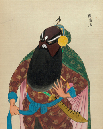 清末百幅京剧人物图,生动传神! 崇真艺客