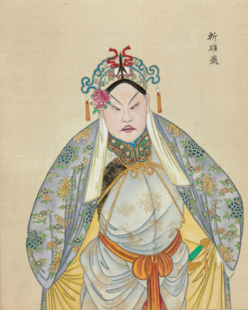 清末百幅京剧人物图,生动传神! 崇真艺客