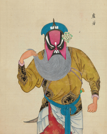 清末百幅京剧人物图,生动传神! 崇真艺客