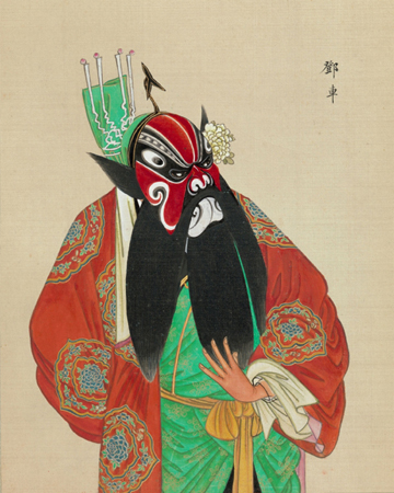 清末百幅京剧人物图,生动传神! 崇真艺客