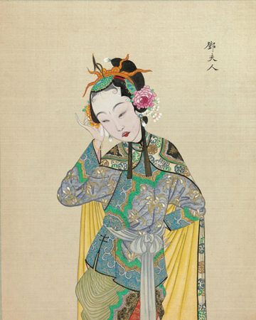 清末百幅京剧人物图,生动传神! 崇真艺客