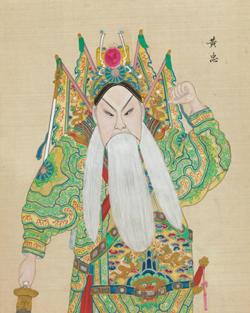 清末百幅京剧人物图,生动传神! 崇真艺客