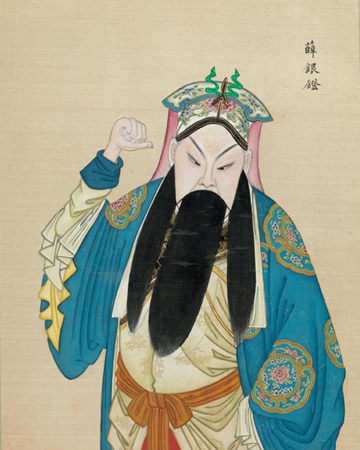 清末百幅京剧人物图,生动传神! 崇真艺客