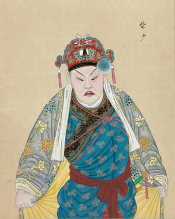 清末百幅京剧人物图,生动传神! 崇真艺客