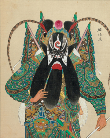清末百幅京剧人物图,生动传神! 崇真艺客
