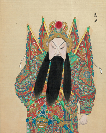 清末百幅京剧人物图,生动传神! 崇真艺客
