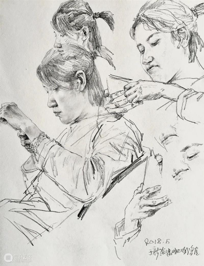 不愧是央美教授，速写和素描都画得极为精彩 ！ —— 孙为民老师作品欣赏 崇真艺客