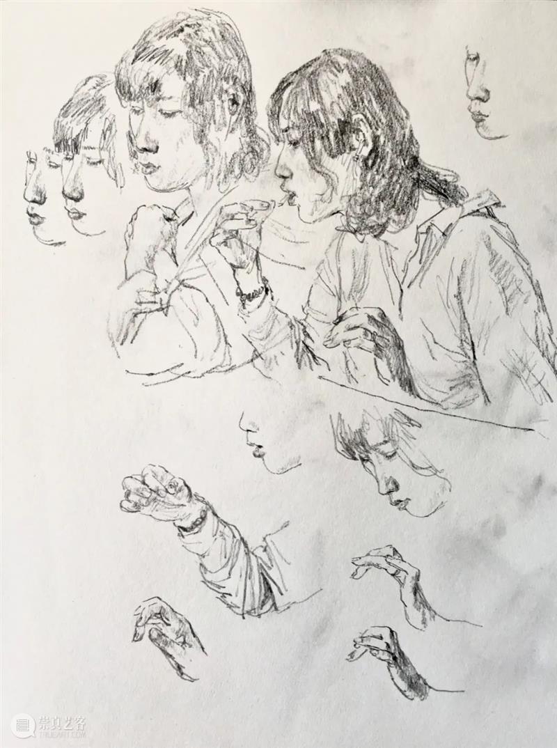 不愧是央美教授，速写和素描都画得极为精彩 ！ —— 孙为民老师作品欣赏 崇真艺客