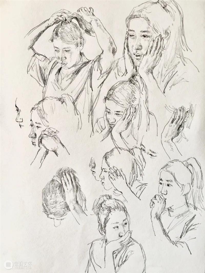 不愧是央美教授，速写和素描都画得极为精彩 ！ —— 孙为民老师作品欣赏 崇真艺客