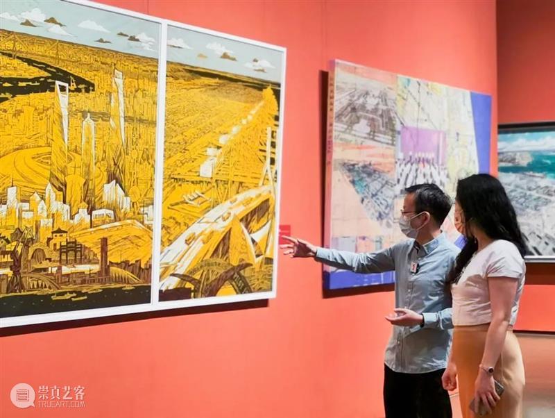 【中华艺术宫 | 每日一画】潘文艳《上海长江隧桥》 崇真艺客
