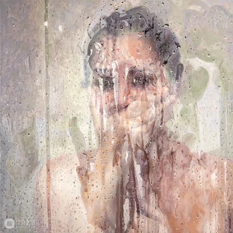 她把玻璃下的水雾人物画到极致 崇真艺客