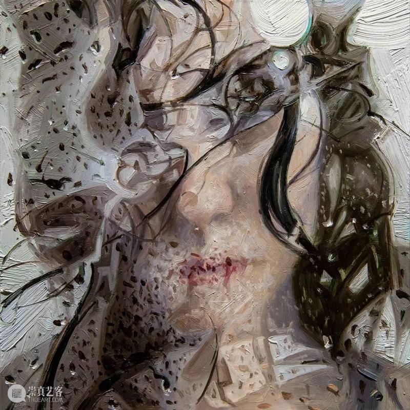 她把玻璃下的水雾人物画到极致 崇真艺客
