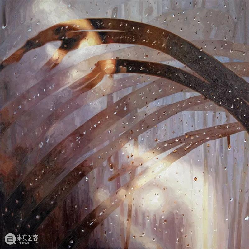 她把玻璃下的水雾人物画到极致 崇真艺客
