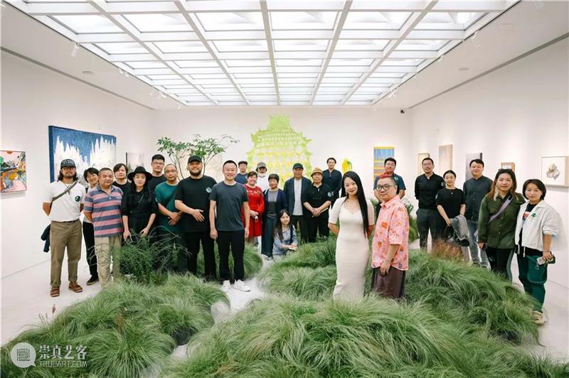 展览现场 | “青绿无边·向山而行”在檀谷慢闪艺术馆开幕 崇真艺客