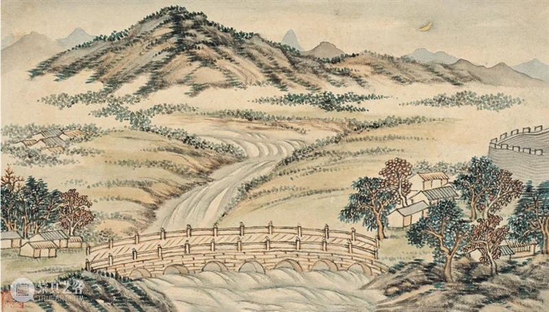 王炳画、汪由敦题《蒨园八景》、《燕京八景》图册(上) 崇真艺客