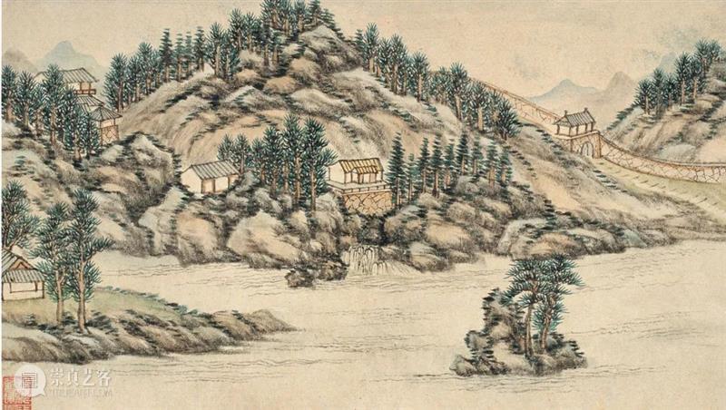 王炳画、汪由敦题《蒨园八景》、《燕京八景》图册(上) 崇真艺客