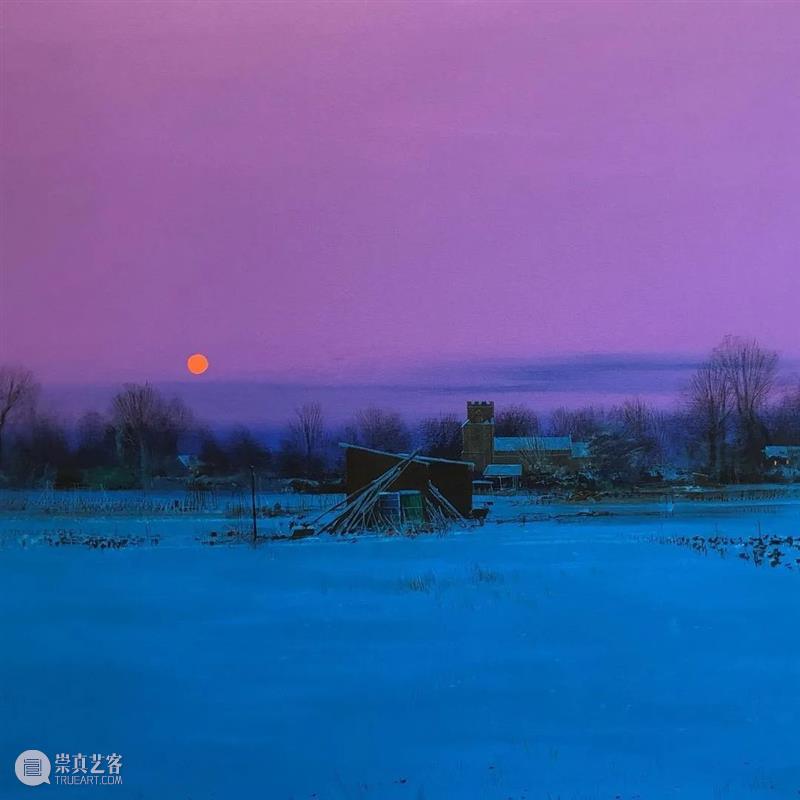这样的油画风景真是美爆了 崇真艺客
