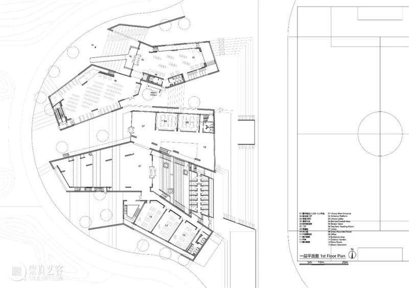 多孔性，友兰中学图艺楼 / WAU建筑事务所 崇真艺客
