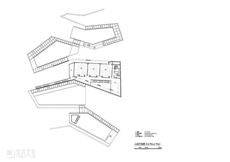 多孔性，友兰中学图艺楼 / WAU建筑事务所 崇真艺客