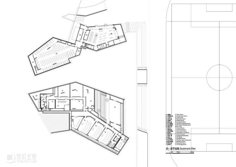 多孔性，友兰中学图艺楼 / WAU建筑事务所 崇真艺客