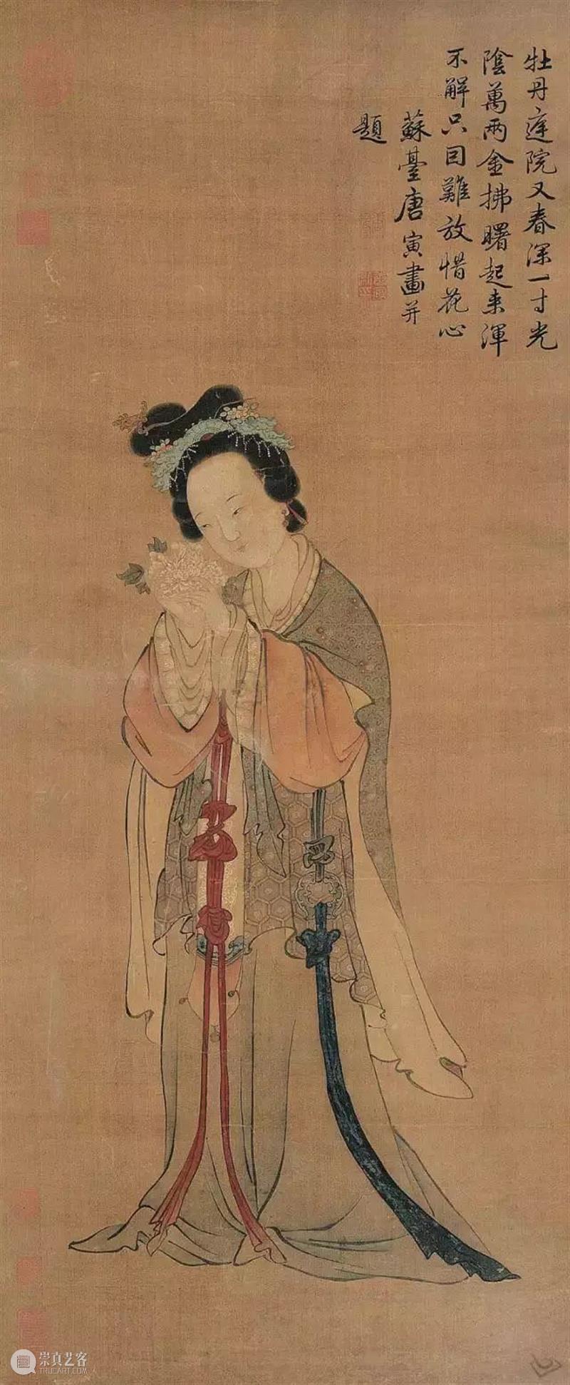 唐伯虎笔下的美人儿：尽显才子风流 崇真艺客