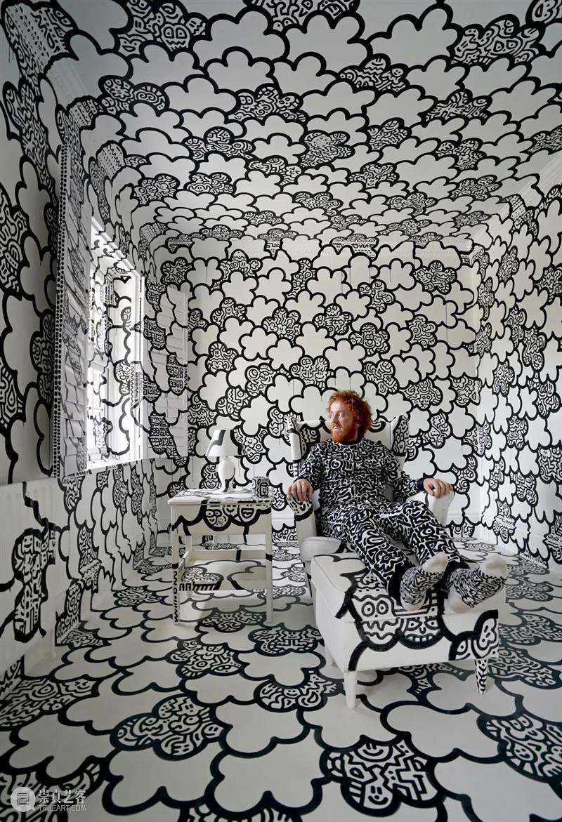 涂鸦天才Mr Doodle的惊世新作：“I doodled my house!” 崇真艺客