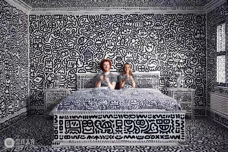 涂鸦天才Mr Doodle的惊世新作：“I doodled my house!” 崇真艺客