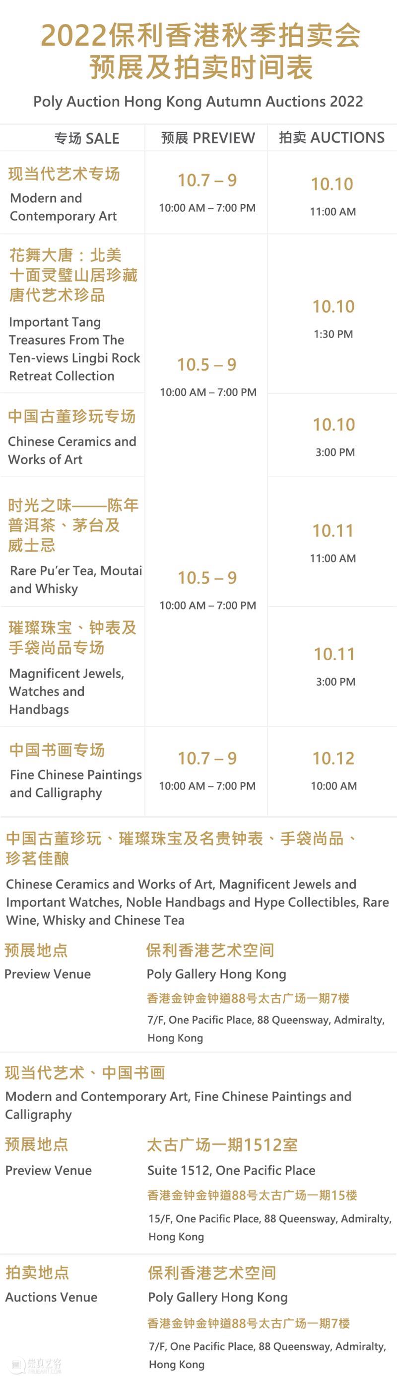 保利香港秋拍 | 现当代艺术、中国书画隆重登场 艺术财经 保利香港拍卖 崇真艺客