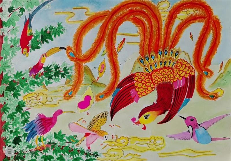 【上海美术馆 | 活动】“创世神话·童画中华”优秀作品云上分享第十二期，看孩子们天马行空的想象力 崇真艺客
