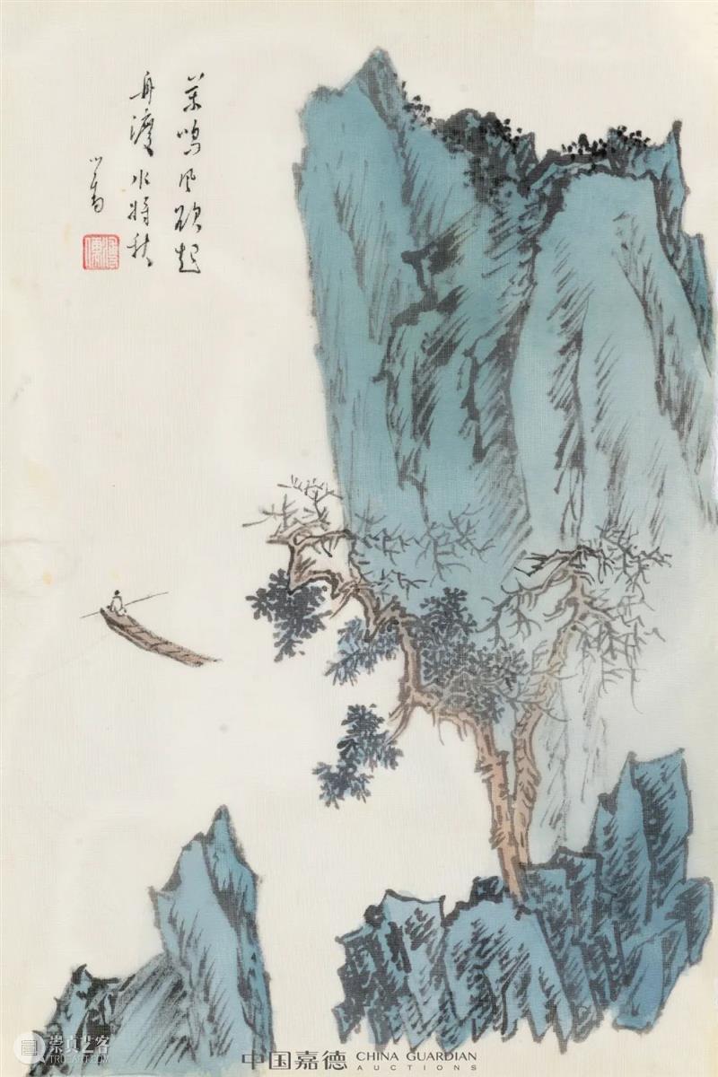 溥儒的一盏茶——《为剑飞先生书近作廿首并自作诗意画》略感丨中国嘉德2022秋拍 崇真艺客