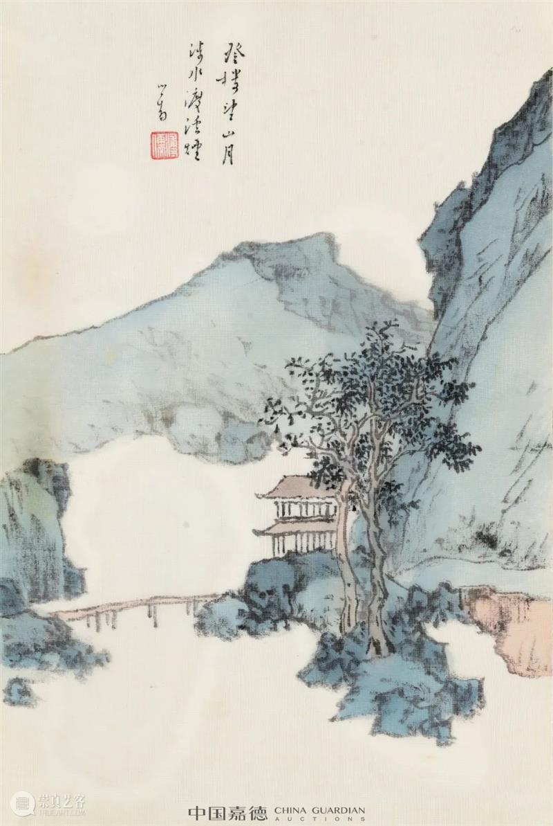 溥儒的一盏茶——《为剑飞先生书近作廿首并自作诗意画》略感丨中国嘉德2022秋拍 崇真艺客