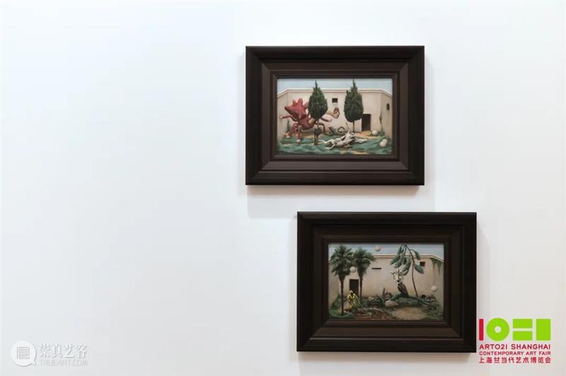 艺博会|ART021上海廿一当代艺术博览会万一空间展位现场|E22 崇真艺客