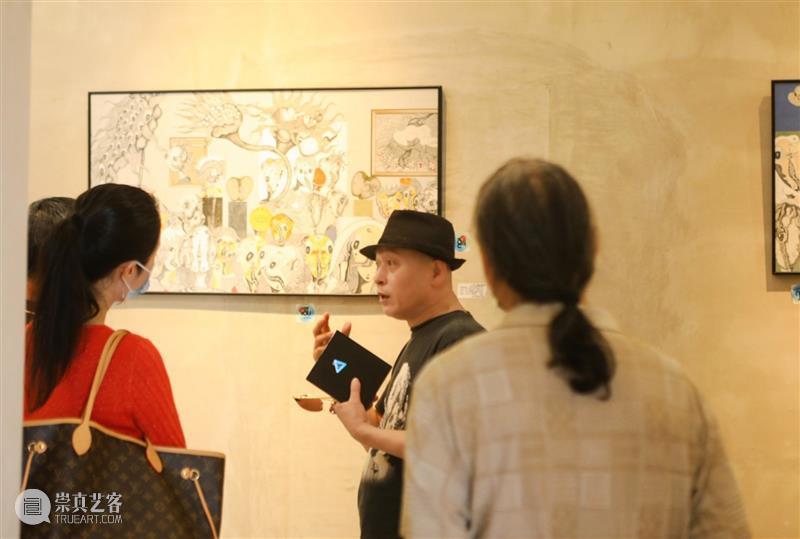 展览现场 | “野展——万物的声音”魏野版画艺术展在海口开幕 崇真艺客