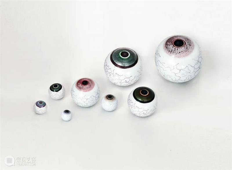 最新代理艺术家I张弱瓷雕系列《Eye眼》 崇真艺客