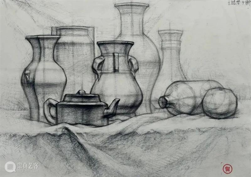 【国美留校素描作品】PK【广美留校素描作品】！各有各的风格，哪张最吸引你？ 崇真艺客