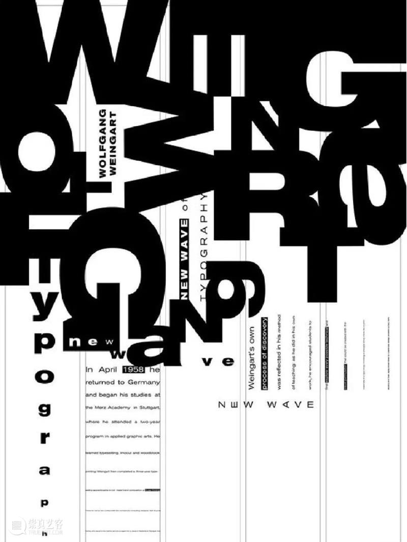【IFA-艺术赏析】Wolfgang Weingart |离经叛道的朋克设计师 崇真艺客