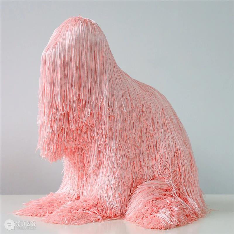 有趣的“长毛怪”雕塑，假装是动物标本 崇真艺客