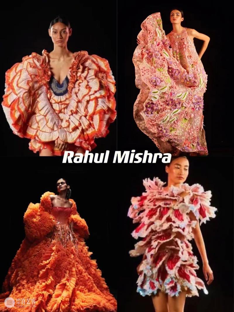 服饰丨Rahul Mishra的经典时装，将传统的印度纺织手工艺重新演绎 崇真艺客