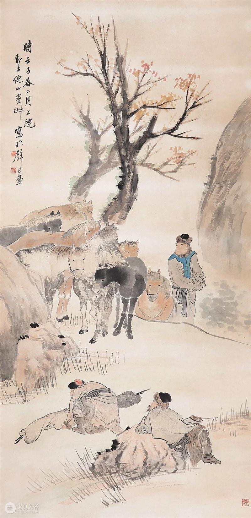 敬华2022秋拍丨人物故事图：一幅好画会“讲故事” 崇真艺客