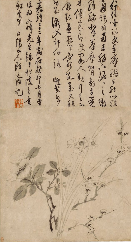 历代水仙画,清香四逸 崇真艺客