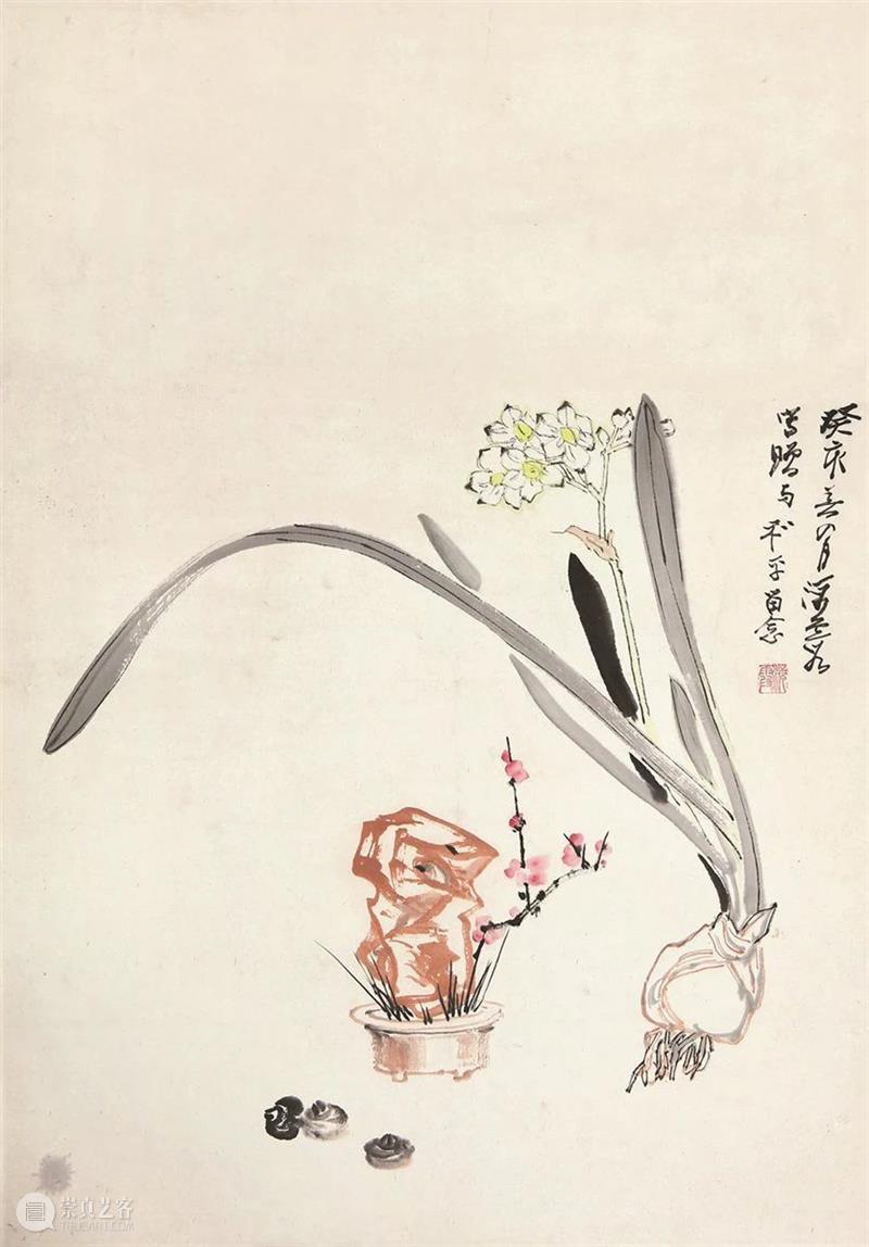历代水仙画,清香四逸 崇真艺客