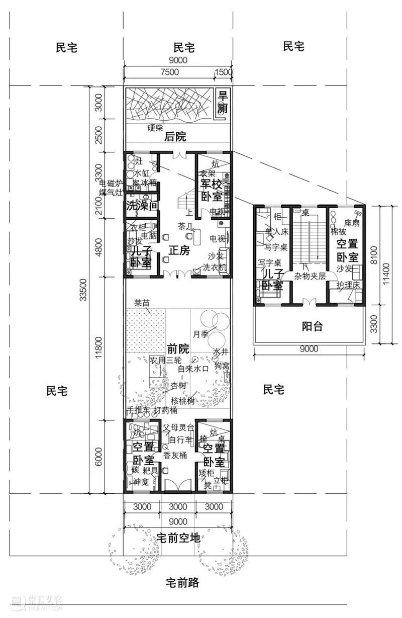 ​咸阳当代乡居宅院在地改造，关中融合小院 / 西安建筑科技大学设计研究总院 崇真艺客