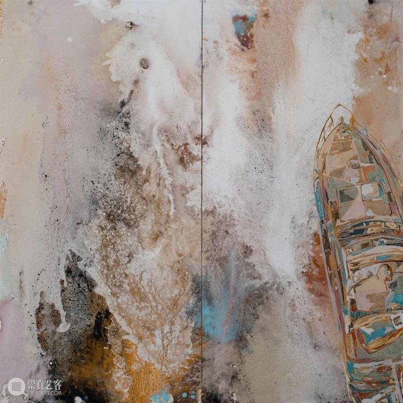 这场综合材料绘画作品展里，“海丝”元素满满，你发现了吗？ 崇真艺客