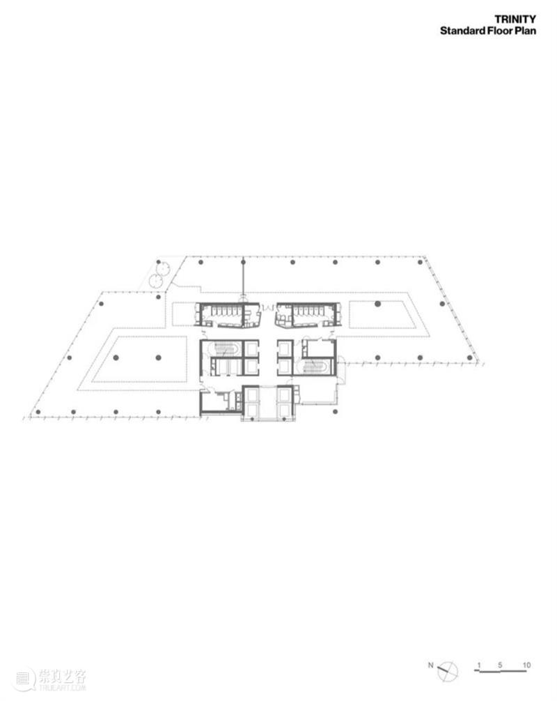 偏置核心筒，三一塔 / Cro&Co Architecture 崇真艺客